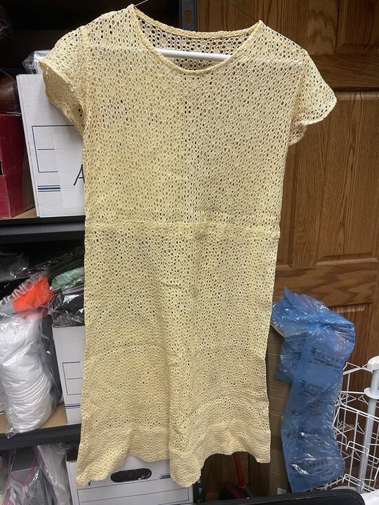 Antique Dresses & Skirts - Antique MCM crochet Dress Yellow